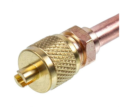 Зображення 2 Заправний клапан Шредера з трубкою 6x0.55x80mm AVX