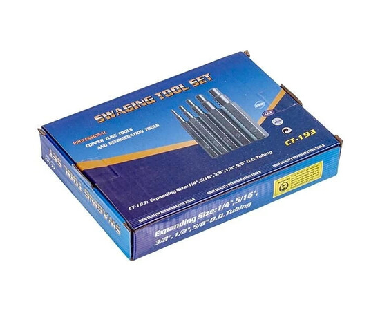 Зображення 4 Набір труборозширювачів ударного типу CT-193 (5 шт.) D труби = 1/4'' 5/16'' 3/8'' 1/2'' 5/8''