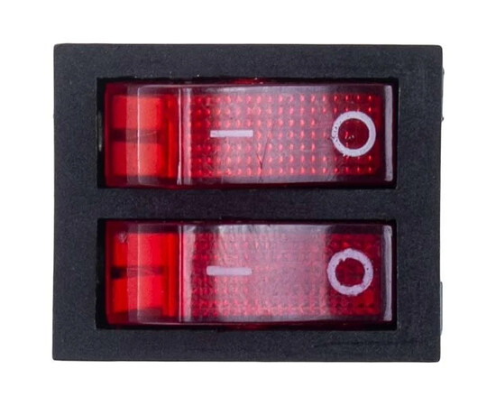 Зображення 2 Вимикач (подвійний) для бойлера Balcik KCD6 (250V, 16A), 6 контактів