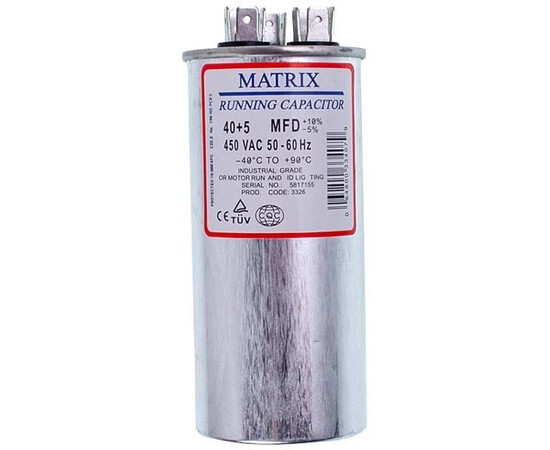 Зображення 3 Конденсатор 40+5uF 450V CBB65 VDH