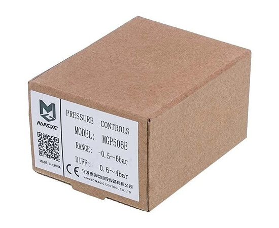 Изображение 4 Реле давления Magic Control MGP506E  (низкого давления -0,7-6 bar)