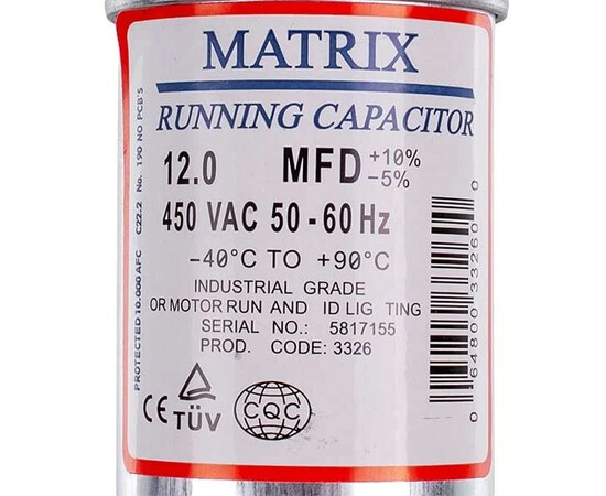 Зображення 2 Конденсатор VDH12uF 450V CBB65