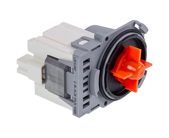 Изображение 4 Помпа (насос) для стиральной машины Whirlpool 484000000850 Askol 25 Вт T2121 (контакты спаренные сзади; на 3 защелки)