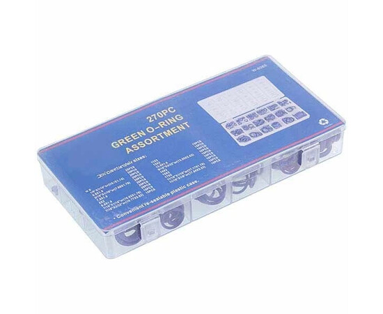 Зображення 4 Набір ущільнювачів O-Ring W-8085 (18 видів, 270 шт.) для автомобільного кондиціонера
