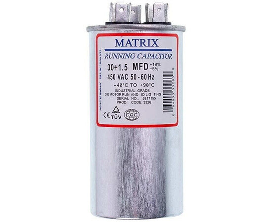 Зображення 3 Конденсатор 30+1,5uF 450V CBB65