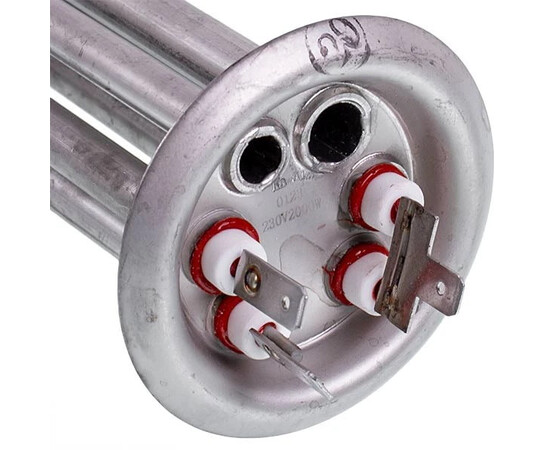 Зображення 4 Тен для бойлера під анод 2000W (нержавіюча сталь) L=310mm фланець 64mm, анод M4 Kawai