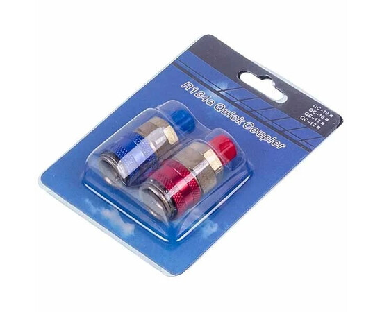 Зображення 4 Набір заправних муфт QC 12 (низького + високого тиску) для автокондиціонерів швидкознімні