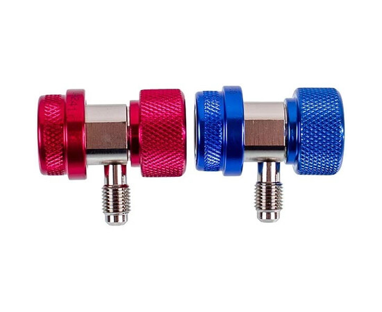 Зображення 3 Набір заправних муфт VALUE VHF-SA VHF-A (низького + високого тиску) швидкознімні (1/4'' SAE)