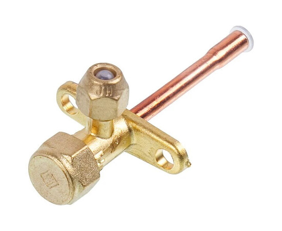 Зображення 2 Кран сервісний (порт) 1/4" прямий для кондиціонера