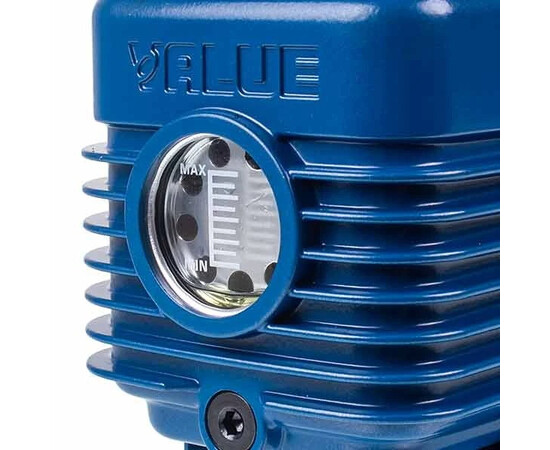 Зображення 6 Вакуумний насос з манометром Value VI-120-SV (1 ступ./57 л/хв.)