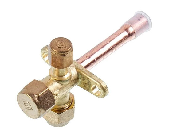 Зображення 2 Кран сервісний (порт) 3/8" прямий для кондиціонера