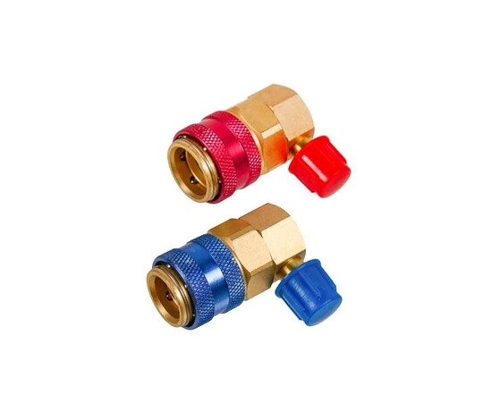 Зображення 2 Заправні муфти (2 шт.) для автокондиціонерів QC-12A 1/4"