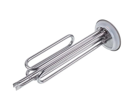 Изображение 2 Тэн для бойлера FERROLI 1500+1000W (нержавейка) L=300mm, фланец 92mm (под анод M6)