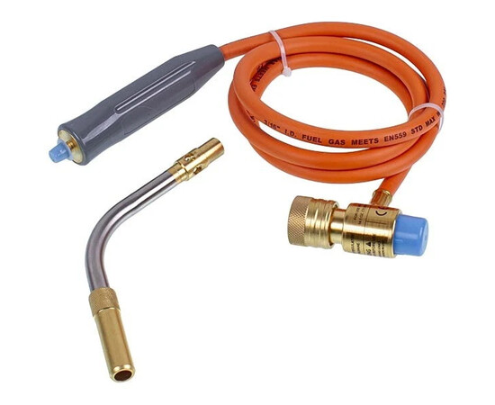 Изображение 2 Горелка газовая ручная RTM 1660 (под МАПП газ, со шлангом)