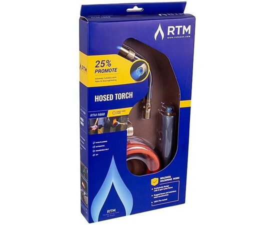 Изображение 6 Горелка газовая ручная RTM 1660 (под МАПП газ, со шлангом)