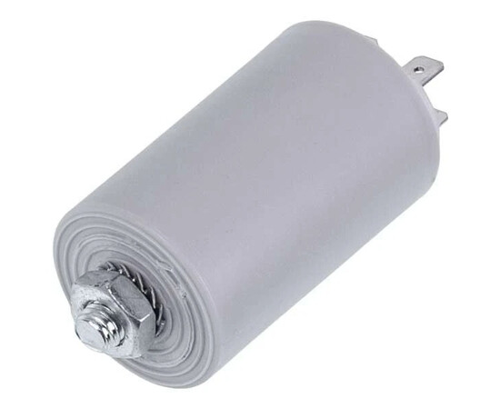 Зображення 3 Пусковий конденсатор для пральної машини CBB60 7.5uF 450V 38x60mm (під гайку, 4 клеми)