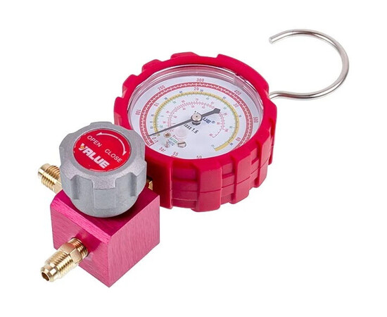 Изображение 2 Манометрический коллектор 1- вентильный VALUE VMG-1-U-H Type 2 (R410 R407 R22 R134)