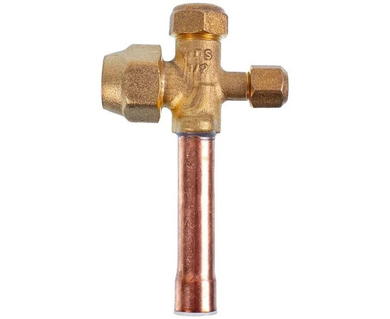 Зображення 3 Кран сервісний (порт) 1/2" прямий для кондиціонера
