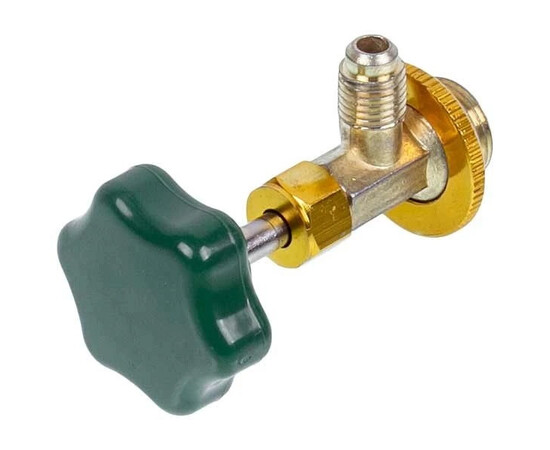 Зображення 2 Кран універсальний для заправки літрових балонів К-538/338 для R12 (з різьбою М12*1,25)
