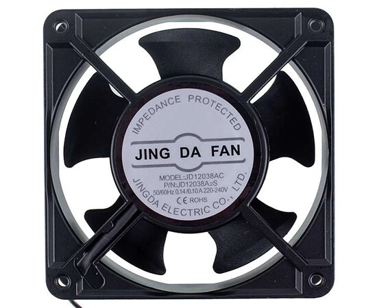 Зображення 2 Вентилятор квадратний 120x120x38mm 0,14A