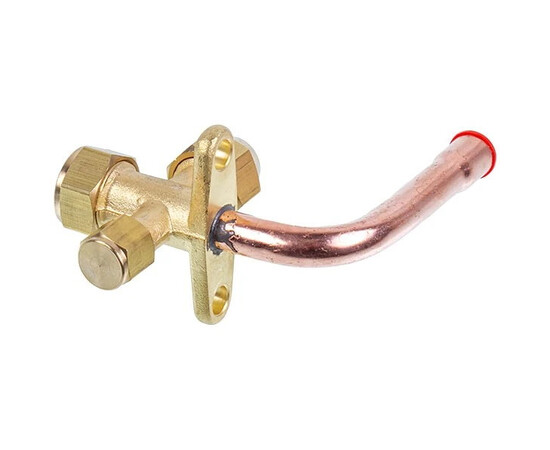 Зображення 2 Кран сервісний (порт) 3/8" кутовий 90° для кондиціонера