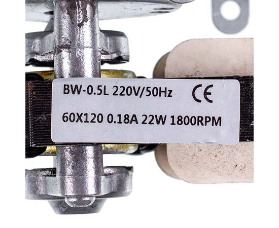 Зображення 2 Тангенційний вентилятор BW L=120mm D крильчатки=60mm