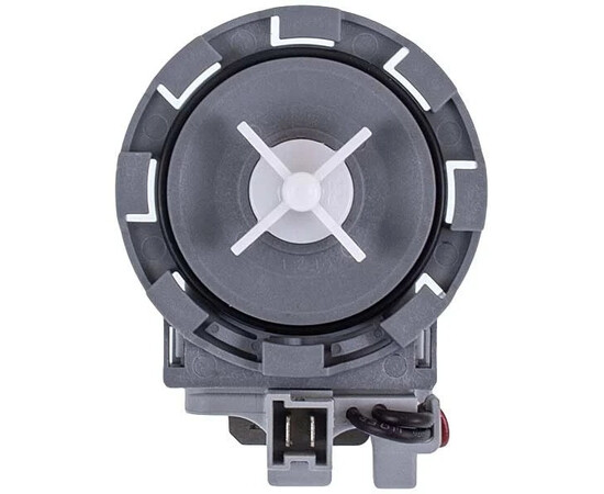 Изображение 3 Помпа (насос) для стиральной машины 15011 Hanyu 30 Вт B20-6A01 (контакты спаренные спереди; на 8 защелки)