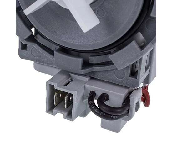 Изображение 6 Помпа (насос) для стиральной машины 15011 Hanyu 30 Вт B20-6A01 (контакты спаренные спереди; на 8 защелки)