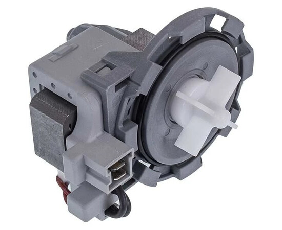 Изображение 7 Помпа (насос) для стиральной машины 15011 Hanyu 30 Вт B20-6A01 (контакты спаренные спереди; на 8 защелки)