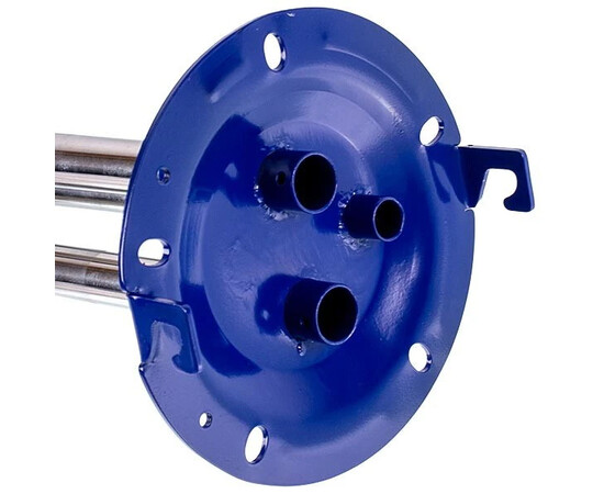 Зображення 3 Фланець під сухі тени для бойлера Ariston 65118364 D зовн.=125mm L трубок=385/385/385mm (під анод M6)