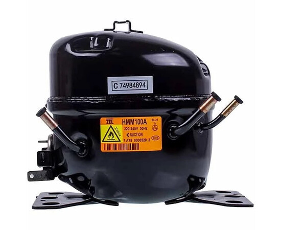 Зображення 3 Компресор для холодильника HMM100A Zanussi ZEL R600a 100 W (з пусковим реле ZHB43-120P15C)