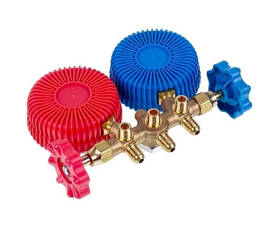 Зображення 3 Манометрический колектор 2-вентильний XM-R536G R-22 (R-12 R-502) + шланги 3шт