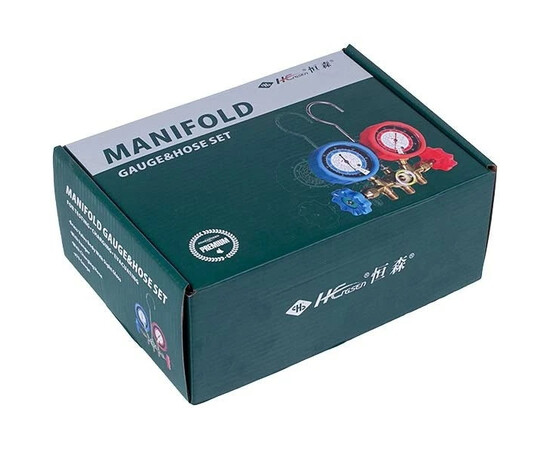 Зображення 5 Манометрический колектор 2-вентильний XM-R536G R-22 (R-12 R-502) + шланги 3шт