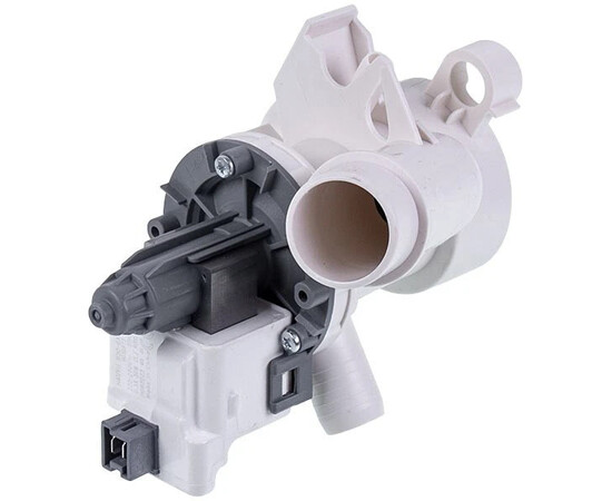 Изображение 3 Помпа (насос) для стиральной машины Candy 41018403 Hanyu (в сборе) B20-6A01 (контакты спаренные сзади, на 3 самореза)