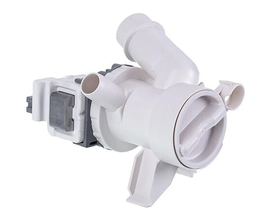 Изображение 4 Помпа (насос) для стиральной машины Candy 41018403 Hanyu (в сборе) B20-6A01 (контакты спаренные сзади, на 3 самореза)