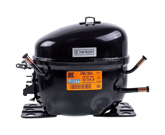 Зображення 3 Компресор для холодильника GML180A Zanussi ZEL R134a 178 W (з пусковим реле ZHB68-120P15C)