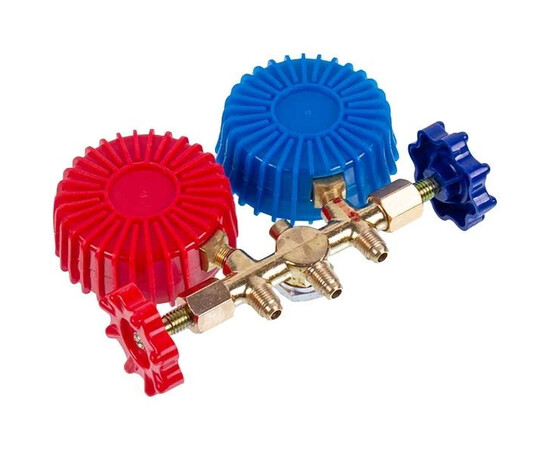 Изображение 3 Манометрический коллектор 2- вентильный XM-R560G R-22 (R-12 R-502) + шланги 3шт.x1500mm