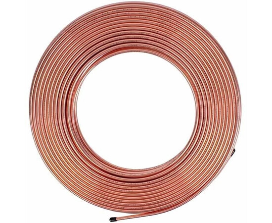 Зображення 4 Труба мідна 1/4'' 6x0.76mm бухта 50m Halcor (продаж кратний 5м)