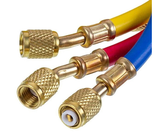 Зображення 5 Манометрический колектор 2-вентильний XM-R572G R-410 (R-22 R-134 R-404) + шланги 3шт.x1800mm