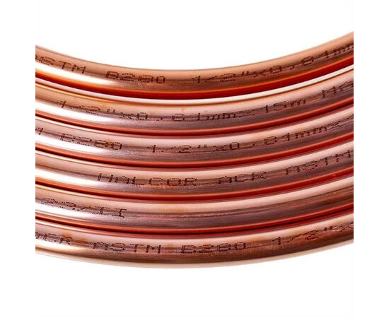 Изображение 4 Труба медная 1/2'' 12x0.81mm бухта 15m Halcor (продажа кратна 5м)