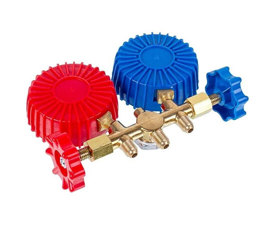 Зображення 4 Манометрический колектор 2-вентильний XM-R536G R-134 (R-22 R-404 R-12) + шланги 3шт