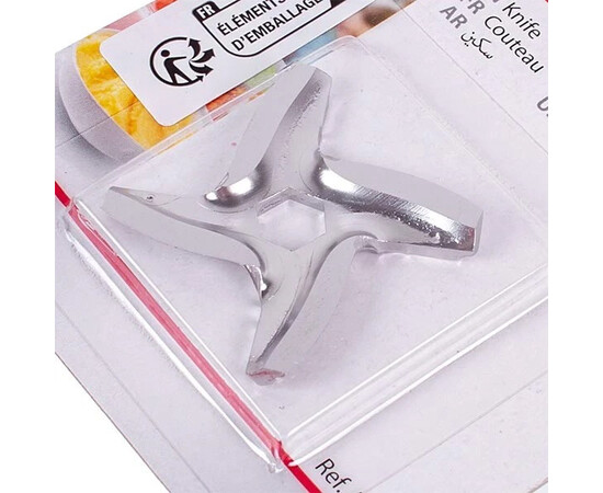 Изображение 3 Нож для мясорубки Moulinex ADR901 D=45mm s=4.5mm Отверстие: шестигранное