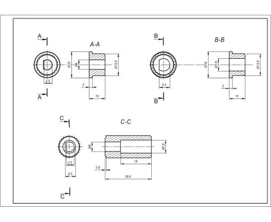 Зображення 2 Ручка регулювання (універсальна) COK752UN для плити
