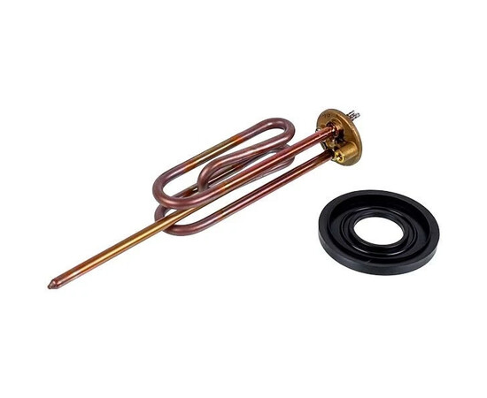 Зображення 3 Тен фланцевий + прокладка для бойлера 1800W (мідний)  Ariston 65122273 (під анод M5)