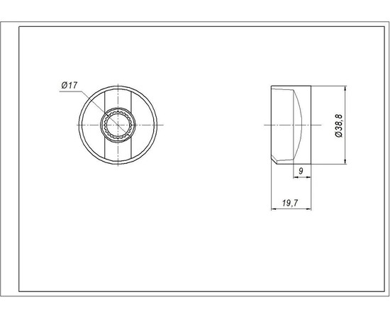 Изображение 4 Ручка регулировки (универсальная) COK751UN для плиты