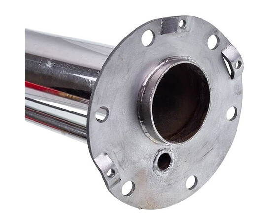 Зображення 4 Фланець (нержав. сталь, D зовн.=120 mm, D колби=50 mm, L=450 mm) під сухий стеатитовий ТЕН для бойлера 2100 W Atlantic/ROUND MO00100T