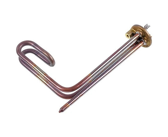 Изображение 3 Тэн фланцевый для бойлера Ariston 65114900 1200W (медный) фланец 48mm, L-170mm (под анод M5)