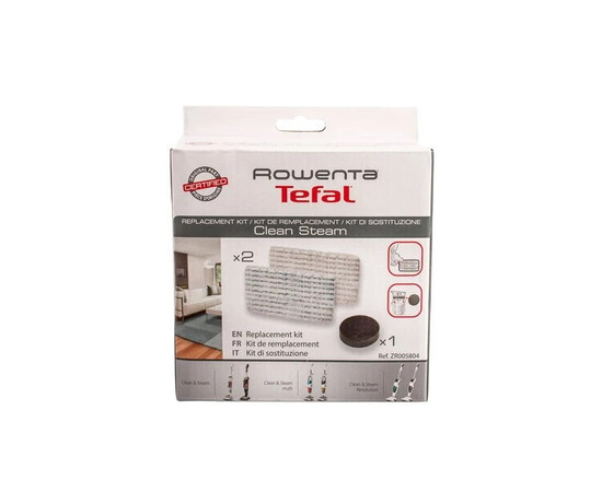 Изображение 3 Набор салфеток (2 шт) для насадки + фильтр ZR005804 пылесоса с отпаривателем Rowenta