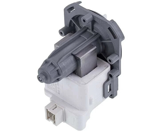 Зображення 2 Помпа (насос) для пральної машини Indesit C00285437 Hanyu 30 Вт B20-6AZ (контакти спарені ззаду, на 3 засувки)