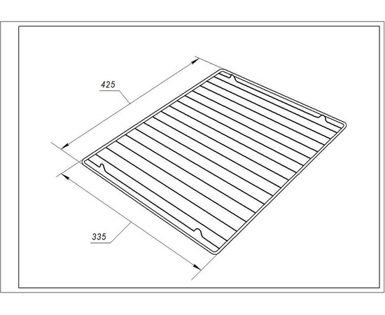 Зображення 4 Решітка для духовки Gorenje 933264 425x335mm